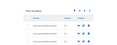 Table component